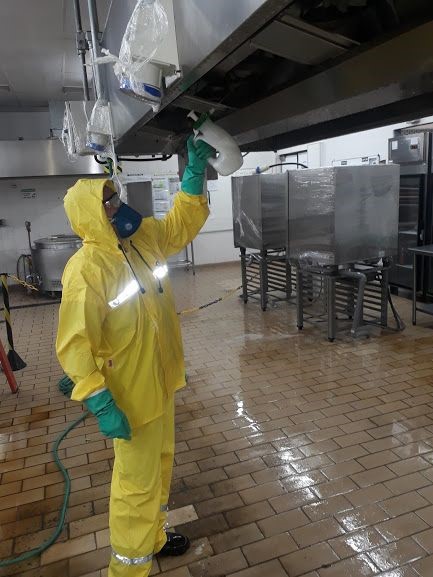 Limpeza de coifas e dutos